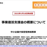事業復活支援金