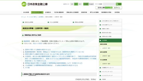 マル経融資 日本政策金融公庫
