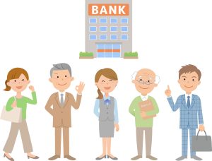 銀行　Bank